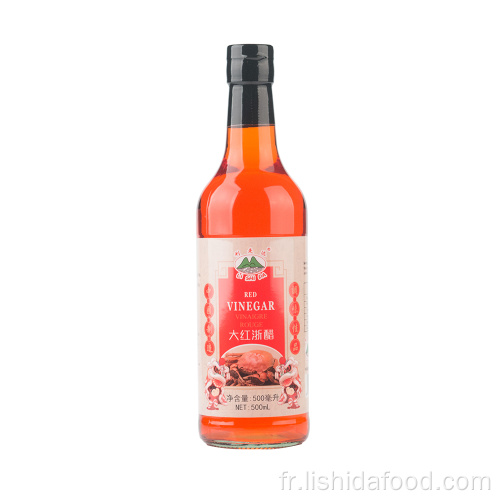 Vinaigre Rouge Bouteille En Verre 500ml